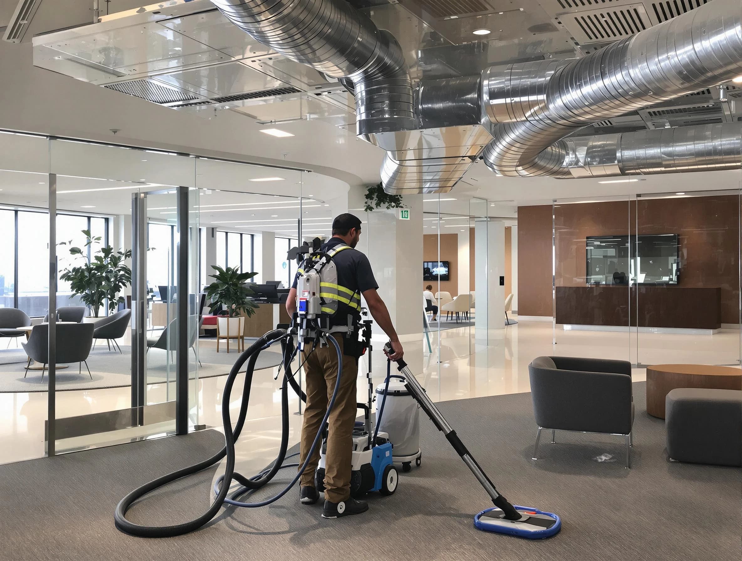 Commercial duct cleaning service by New Sewickley Air Duct Cleaning in New Sewickley