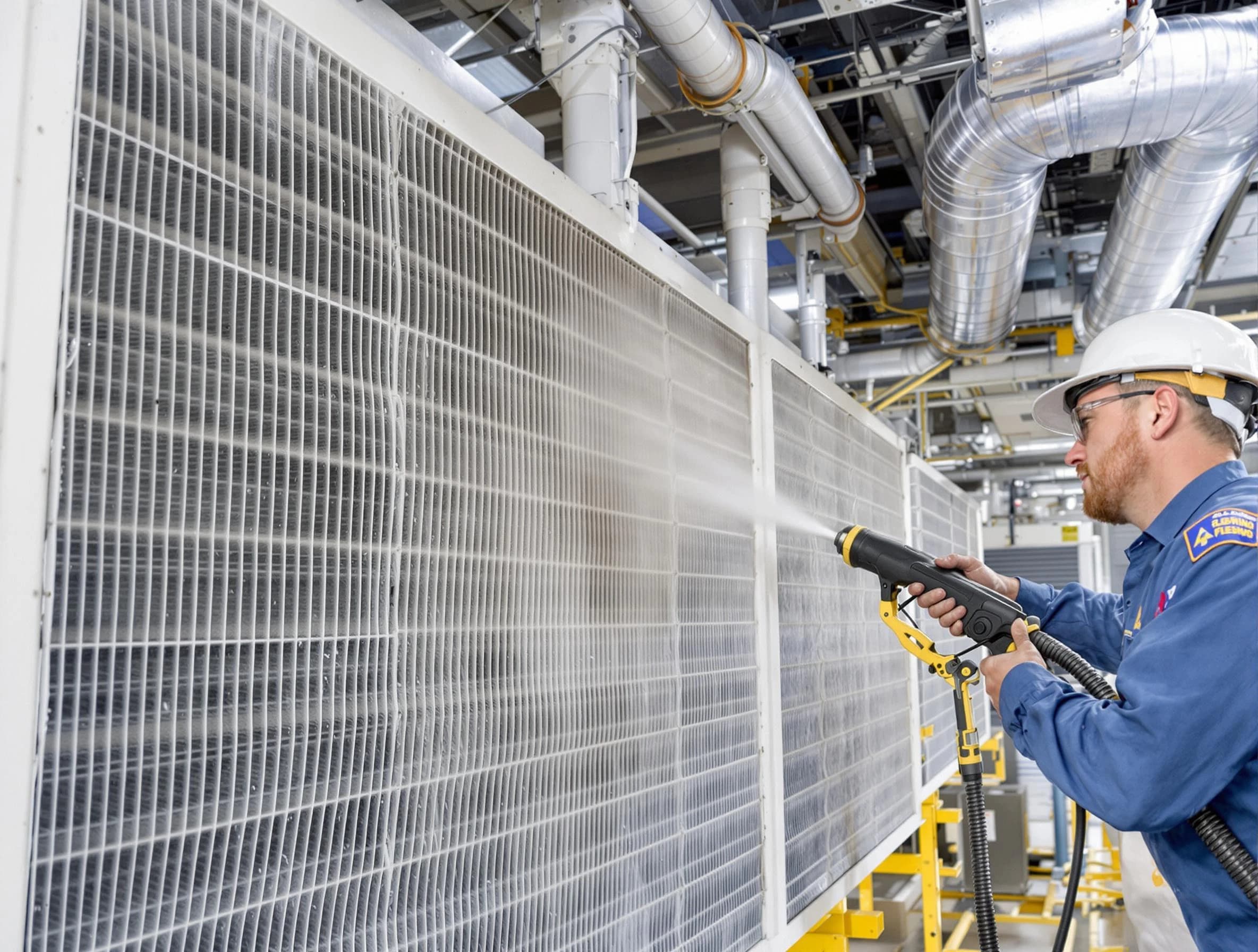 Professional commercial coil cleaning by New Sewickley Air Duct Cleaning in New Sewickley