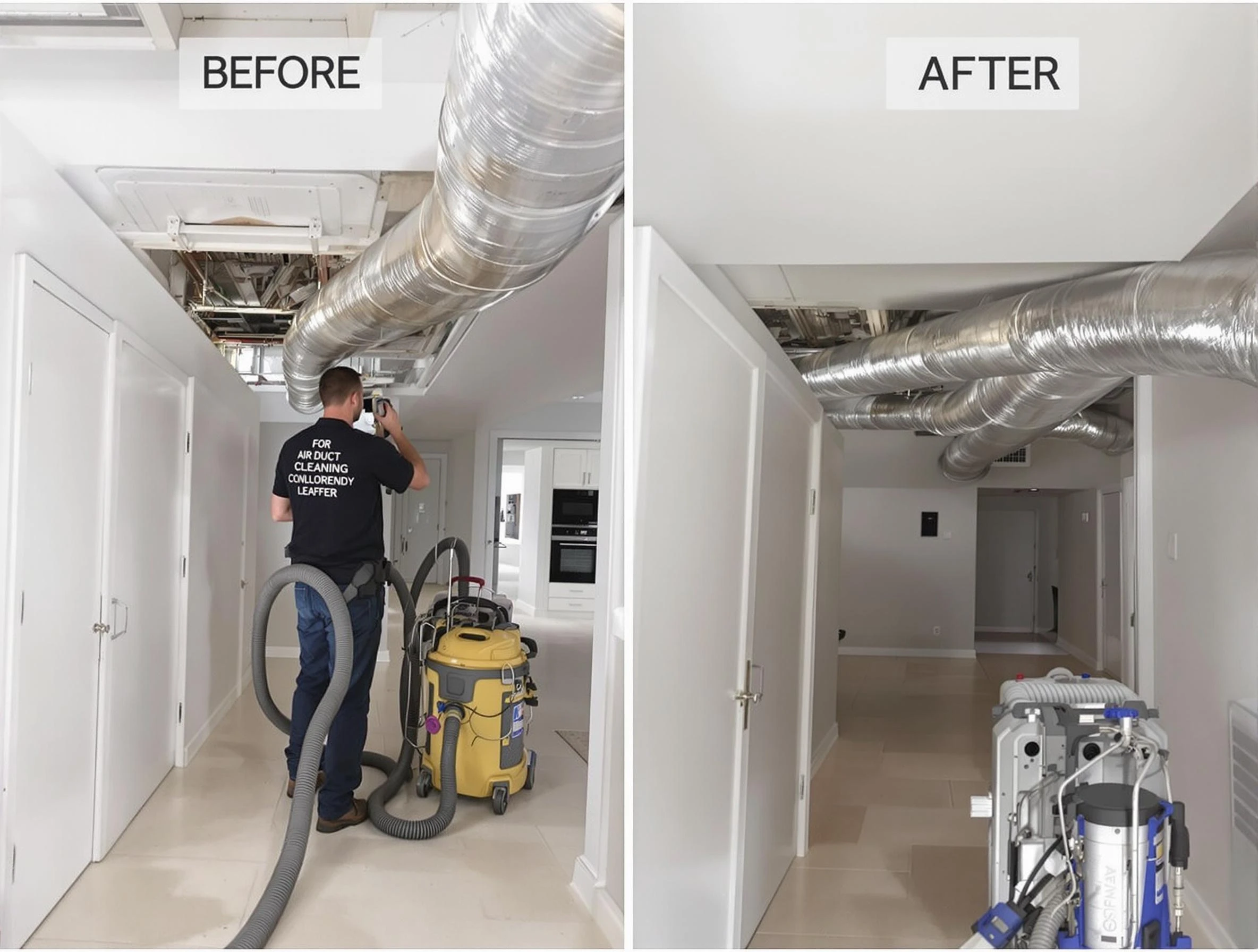 New Sewickley Air Duct Cleaning professional performing thorough air duct cleaning in New Sewickley